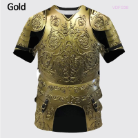 Armor New Unisex 3d HOT Printed T-shirt Mens Casual Funny Round Neck Short-sleeved T-shirt Size：S-5XL