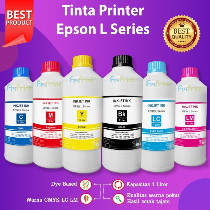 Tinta Khusus Epson Liter Refill Pengganti