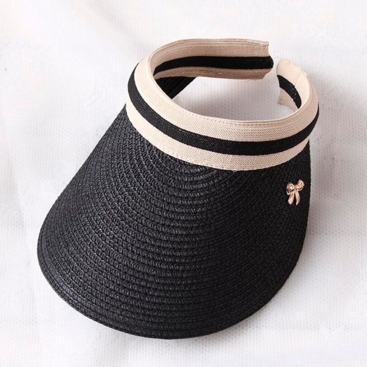 หมวกหมวกแฟชั่นแฮนด์เมดหมวกกันแดดสำหรับผู้หญิงใหม่-swr-021หมวกชายหาดหมวกหน้าร้อนแม่ลูกว่างเปล่า