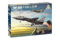 เครื่องบินประกอบ  Top Gun - F-14A vs A-4F 1/72  Italery