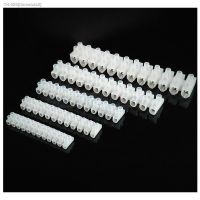 ∋✌● Plastic terminal block Wire connector 5A 10A Dual Row 12 Positions Screw terminal block cable connector Electric Barrier Strip