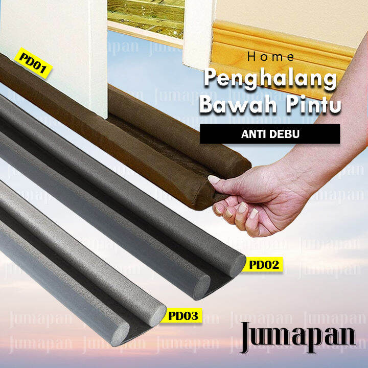 Door Seal Karet Busa Penutup Celah Bawah Pintu Sekat Pembatas Lazada