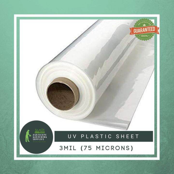 UV Plastic Sheet (3 mil 75 Microns) 9ft x 100 Meter (1ROLL) Lazada PH
