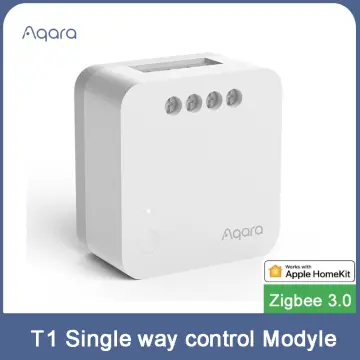 Aqara Single Chiannel Relay Controller T1 Switch module Zigbee 3.0 with /  No Neutral Smart home Timers Remote Control Homekit