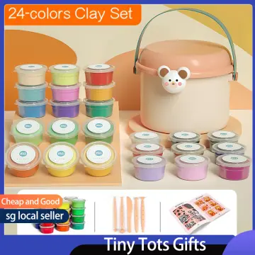 24 Colors Air Dry Claydiy Creative Modeling Claylight DIY Clay with Tools for Art Crafts,Best Gift for Kids