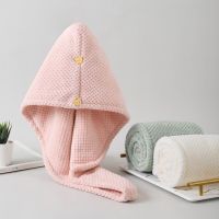 Double-Layer Thickened Hair Drying Cap Pineapple Pattern Design 150G Super Absorbent Bathroom Daily Home Use Towel