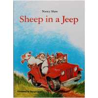 แกะในรถจี๊ปโดย Nancy E. Shaw หนังสือภาพภาษาอังกฤษเพื่อการศึกษาการเรียนรู้การ์ดหนังสือนิทานสำหรับเด็กทารกของขวัญเด็ก-hsdgsda