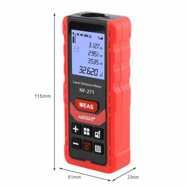 noyafa-nf-271-distance-meter-50m-70m-rangefinder-tape-range-finder-measure-device-digital-ruler-test-tool