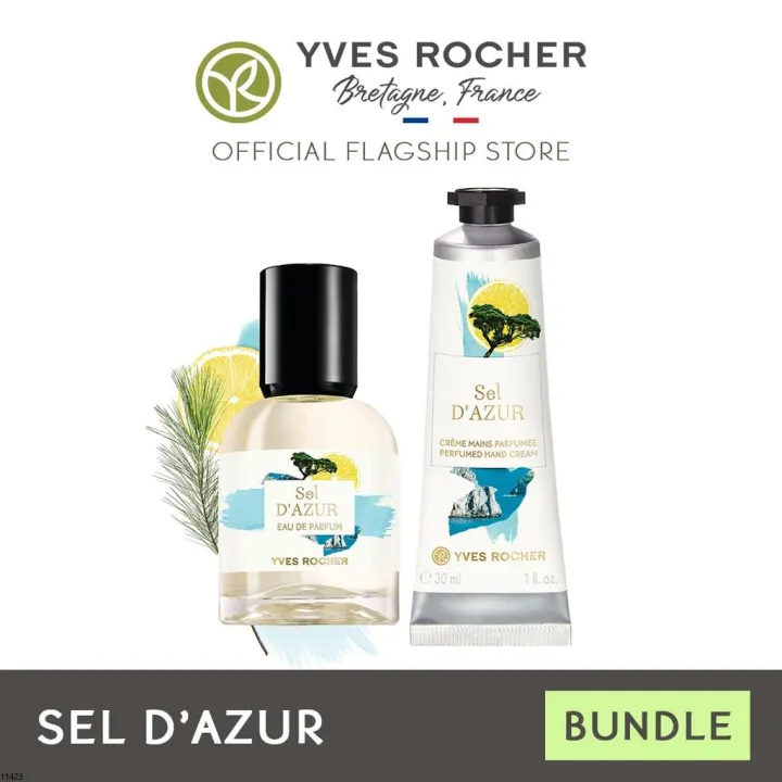 YVES ROCHER Sel D'Azur Parfum and Hand Cream Set | Lazada PH
