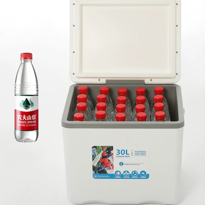 จัดส่งจากกรุงเทพฯ-การเก็บรักษาอาหารกล่องเก็บรักษาความเย็นแบบพกพาถังน้ำแข็งสะดวกรถตั้งแคมป์กลางแจ้งปิกนิกตู้เย็น