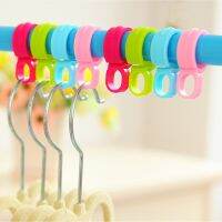 10pcs Laundry Hanging Buckle Hanger Rack Windproof Buckle Organizer Hooks