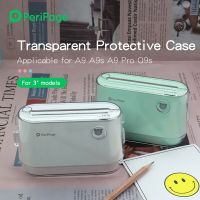 ﹍♞♛ PeriPage Tranparent Protection Case For Portable Thermal Bluetooth Printer A9 series