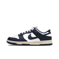 【Limited time offer】sb Du n k Low"Midnight Navyand White" R Navy Blue Womens Sneakers DD1503-