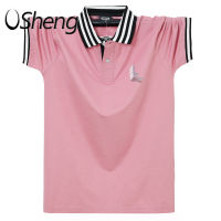 VSheng 2023เสื้อโปโลไซส์ใหญ่สำหรับผู้ชาย,เสื้อคอปกขนาดพิเศษลำลองสำหรับฤดูร้อน45กก.-135กก.