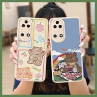 Nana Ko Electron】ตัวป้องกันกล้อง,เคสสำหรับหัวเหว่ยโทรศัพท์แบบเรียบง่าย P50การ์ตูนเทรนด์ถุงลมนิรภัยป้องกันการตก