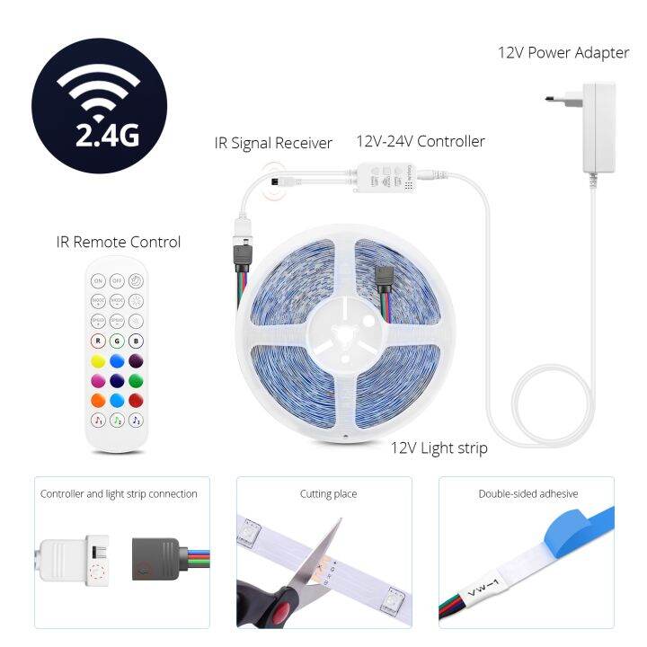 zeskanuj-kod-skonfiguruj-apple-homekit-inteligentny-dom-wifi-pasek-wiat-a-led-rgb-12v-inteligentna-lampa-led-siri-sterowanie-g-osem-alexa-google-strona-g-wna