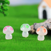 ?【Lowest price】HOMA 10pcs MUSHROOM Luminous Micro ภูมิทัศน์รูปเครื่องประดับเรืองแสงขนาดเล็กกระถางประดับตกแต่งสวนขนาดเล็กอุปกรณ์เสริม