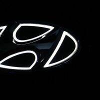 5D Car Front Grille Trunk Logo LED Light Retrofit for Hyundai Ix35 Accent I30 Bayon Genesis Coupe Verna Elantra Tucson Santafe Bulbs  LEDs HIDs