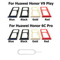 สำหรับ Huawei Honor 6C Pro V9 Play ซิม Micro SD ถาดใส่การ์ดอะไหล่ซ่อม-Luqiande