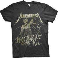 Metallica Justice Vintage (Black) T-Shirt (Large)