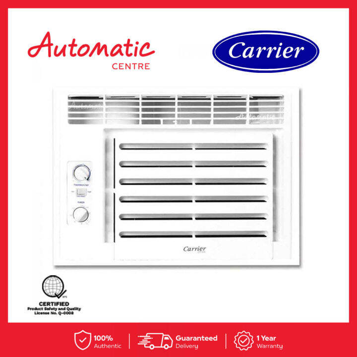 Carrier Optima Green (WCARZ010EC) 1HP Timer 12hr Off Timer Window Type