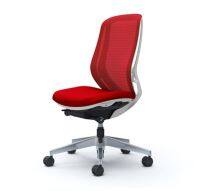 OKAMURA เก้าอี้รุ่น SYLPHY, ALUMINIUM BASE, WITHOUT ARMREST, RED เก้าอี้ทำงาน เก้าอี้สำนักงาน Ergonomic Chair