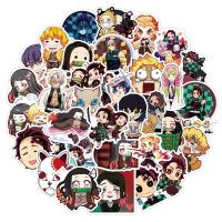 พร้อมส่ง สติกเกอร์ดาบพิฆาตอสูร 50 ชิ้น Kimetsu No Yaiba Anime Demon Slayer ทันจิโร่ ใช้ตกแต่งสมุดบันทึก ติดเคสโทรศัพท์