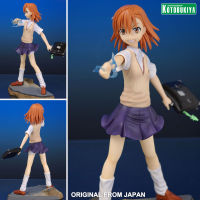 Figure ฟิกเกอร์ งานแท้ 100% Kotobukiya จาก To Aru Kagaku no Railgun เรลกัน แฟ้มลับคดีวิทยาศาสตร์ Toaru Majutsu No Index อินเดกซ์ คัมภีร์คาถาต้องห้าม Misaka Mikoto มิซากะ มิโคโต 1/8 ชุดนักเรียน Ver Original from Japan อนิเมะ คอลเลกชัน New Collection โมเดล