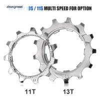 ZHONGMEET เฟืองโซ่จักรยานเสือภูเขา8 9 10 11ความเร็วคงที่11T 12T 13T เฟืองล้อตุนกำลังเฟืองล้อเทปคาสเซ็ท