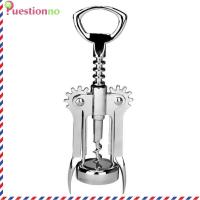 {Questionno} ที่เปิดขวดไวน์โลหะสแตนเลสที่เปิดขวด Corkscrews