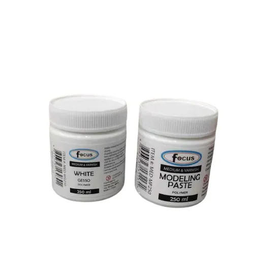 White Gesso Polymer/ Modeling Paste [250ml] Focus Lazada PH