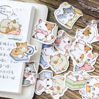 45 Pcs/Box My Naughty Cats Kawaii Mini Paper Sticker Diy Diary Album Scrapbooking Decoration School Supplies Stationery Stickers Stickers Labels