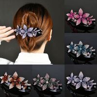 【YF】ↂ  Rhinestone Hair Clip Barrettes Hairpin Claws AccessoriesTH