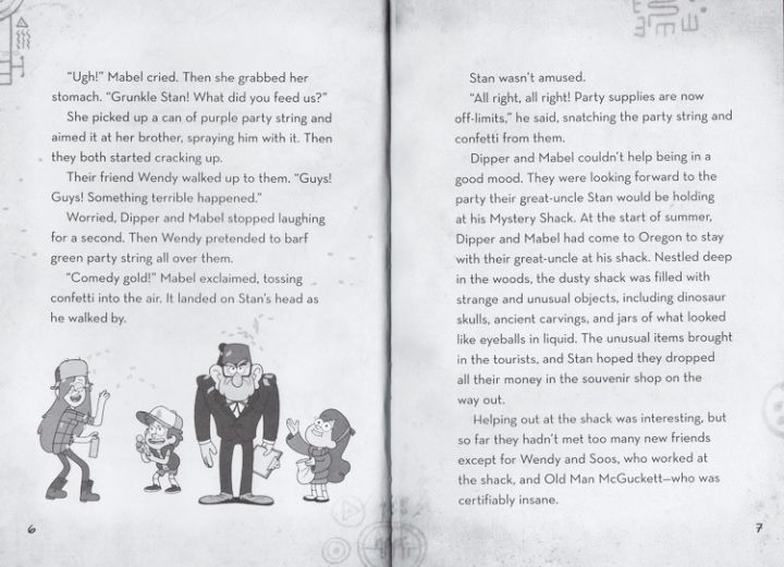 original-english-version-of-gravity-falls-childrens-chapter-bridge-book-grotesque-town-2-volumes-for-sale-pining-away-once-upon-a-swing