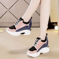 CODwumei04 [Increase Height 6CM] Sports Shoes Women Spring Autumn New Style Korean Version Casual Thick-Soled Inner Heightening Daddy Female Students Beautiful Womens Cheap Sneak