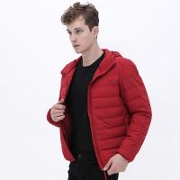 ZZOOI New Man Ultra Light Down Jacket Hooded Soft Matt Fabric Waterproof Down Jackets Seamless Winter Autumn Warm Down Coat