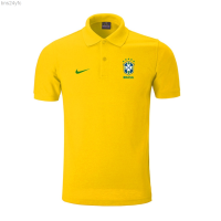 Summer  Brazil Football Shirt Mens And Womens 3d Printing Fashion Polo Shirt 2023 new polo shirt