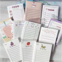 50 Sheets To Do List Memo Pad Cute Stationery Notes Portable Notepad Office Supply Fruit Notebook Message Note Book