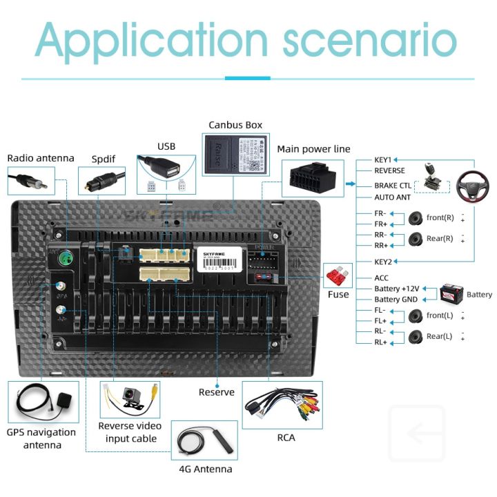 skyfame-car-16pin-wiring-harness-adapter-canbus-box-decoder-for-faw-bestune-x40-android-radio-power-cable-yqbt-rz-12-rzc