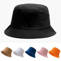 [Hat vendor]ครีมกันแดดสีล้วนลำลองสำหรับผู้หญิงหมวกชาวประมงผู้ชายบังแดดถักผ้าฝ้าย Sunbonnet Ruffles หมวกป้องกันแสงแดด