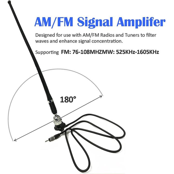 เสาอากาศวิทยุในรถแบบสากล-ccgood-am-fm-เสาแบบยืดหยุ่นสำหรับยานยนต์อัตโนมัติ