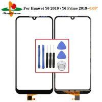 【New arrival】 for y6 2019 y6 prime 2019 touch screen touch panel sensor for y6 pro 2019 digitizer front glass no lcd