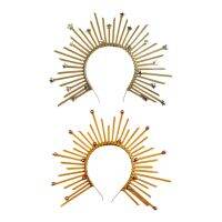 【CC】 Five-pointed  Round Buckle Crowns Costume Accessories