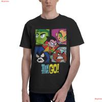 BayLine Kids DC Comics Teen Titans Go! Group Shot Box Up T-Shirt ตามหาความฝันเสื้อยืดสไตล์ลายอนิเมะคริสต์มาส