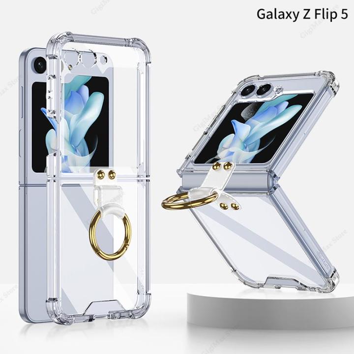 clear-case-galaxy-z-flip-5-4-3-flip5-shockproof-cover-for-samsung-galaxy-z-flip-5-flip4-flip5-flip3-case-with-ring-z-flip5-funda-phone-cases
