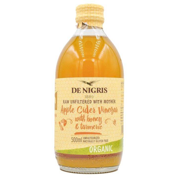 De Nigris Organic Apple Cider Vinegar Honey Turmeric (500ml) Lazada PH