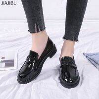 COD DSFGRTUTYIII 35-43 Size British College Style F2F Black School Shoes for Girls 42 Large Size Womens Shoes Thick-soled Mary Jane Shoes Japanese JK Uniform Shoes 41 Korean Fashion Student Leather Shoes Ins Fashion Shoes Low-heeled Lazy Non-slip Shoes