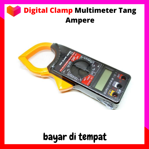 Digital Clamp Multimeter Tang Ampere / Digital Clamp Meter / Alat ...