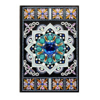 5D Diamond Painting Notebook DIY Diamond Mosaic Cross Stitch Special Shape Diamond General Notebook Accounting Book Crafts