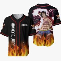 Jersey BASEBALL ANIME JERSEY MUGIWARA X JERSEY Ball JERSEY ANIME WANOKUNI MONKEY D.LUFFY JERSEY ONE PIECE